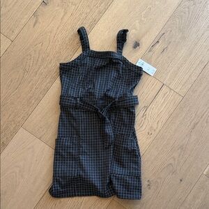 Abercrombie Kids Black Checkered Dress